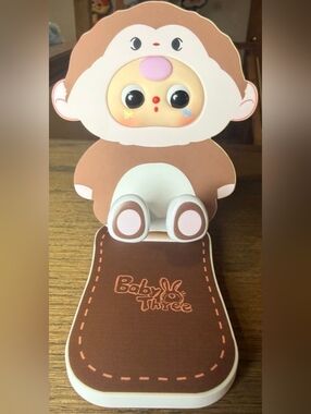 Baby Three TV Buddy Phone Stand Series  "Monkey"